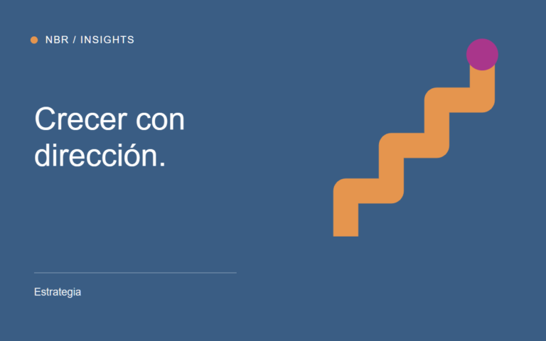 Composición gráfica NBR · Estrategia
